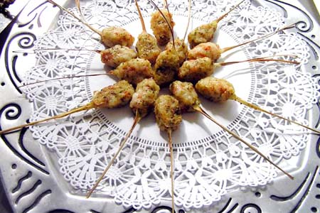 Lemongrass Shrimp Kebbab