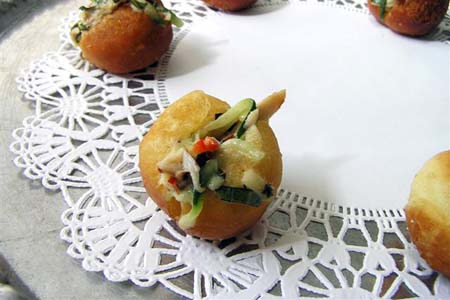 Mini Sandwich with Chicken Salad