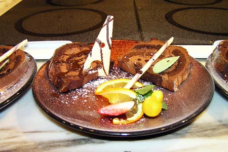 Coffee and Chocolate Buche